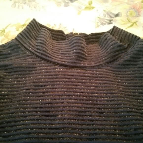 Talbots Kids Size 8 Long Black Velour Fabric Dress - Picture 8 of 8